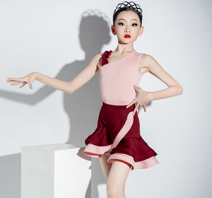 Costume de <span class=keywords><strong>danse</strong></span> latine <span class=keywords><strong>Senior</strong></span> 2023 Été Nouveau Robe d'entraînement pour filles Robe de compétition professionnelle pour enfants Jupe de <span class=keywords><strong>danse</strong></span> - Product Image 5
