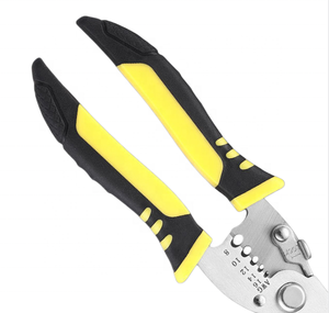 Ciseaux d'électricien multifonctionnels 2-en-1 : Dénudeur de fils et coupe-câbles pour conduits de plafond en aluminium – Outils manuels pour la maison - Product Image 5