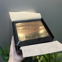 Boîte à montre en plastique personnalisée en gros d'usine avec logo, surface haute brillance, emballage cadeau haut de gamme pour hommes et femmes
