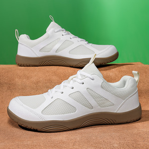 Zapatos Deportivos Casuales para Hombre, Parte Superior de Cuero Genuino, Ligeros, Transpirables, Antideslizantes, para Todas las Temporadas - Product Image 2