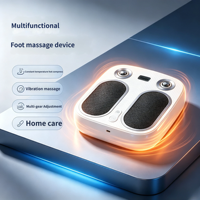 Masseur de pieds entièrement automatique - Appareil de massage des pieds par pétrissage, chauffage et vibration - Masseur de pieds rechargeable - Utilisation domestique