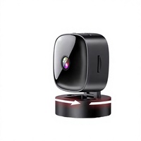 Kamera Mini WiFi 2MP 180 Sudut Lebar Rotasi 360 1080P Penglihatan Malam CMOS MicroSD Keamanan Rumah CCTV Perekam Video Nirkabel