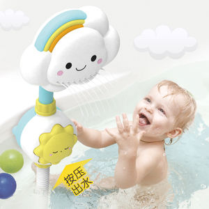 Chaud en plastique arc-en-ciel nuage douche bain pour enfants pulvérisation d'eau tournesol douche bébé bain eau <span class=keywords><strong>jouet</strong></span> baignoire jouets pour enfants - Product Image 2