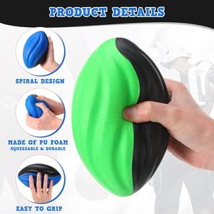 High Quality Wholesale Custom Promotional Anti-Stress <b>Squeeze</b> Toys PU Foam American Football Shaped 11.5cm Custom Logo - Product Image 3