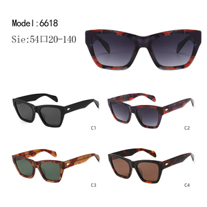 Gafas de Sol Rectangulares Unisex con Montura Completa en Tortuga, Lentes Verdes, Protección UV400, Protección Solar para Adultos - Product Image 3