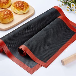 <span class=keywords><strong>Tapis</strong></span> <span class=keywords><strong>de</strong></span> <span class=keywords><strong>cuisson</strong></span> à pain antiadhésif, 1 pièce, doublure <span class=keywords><strong>de</strong></span> four, perforé, en maille <span class=keywords><strong>de</strong></span> <span class=keywords><strong>cuisson</strong></span> à la vapeur pour feuille <span class=keywords><strong>de</strong></span> <span class=keywords><strong>cuisson</strong></span> pleine taille - Product Image 2