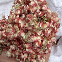 Pétales de fleurs séchées rose clair, pétales d'amarante rouge séchés pour confettis de mariage/thé/bougie/gâteau/décoration
