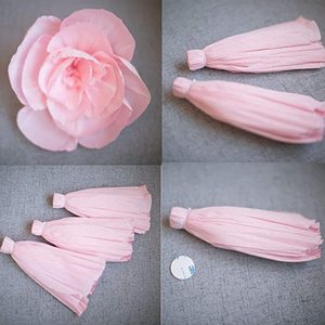 <span class=keywords><strong>Papel</strong></span> de pared gigante de 8 pulgadas, decoración de boda, flor de crepé Artificial colgante, centro de mesa, Bola de flores de ramillete PARA EL Día de San Valentín - Product Image 6