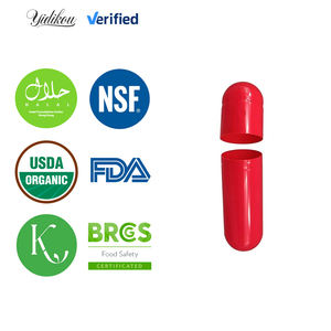 Emballage pharmaceutique, meilleure qualité halal, <span class=keywords><strong>capsules</strong></span> végétales vides en <span class=keywords><strong>HPMC</strong></span> de couleur rouge, coquilles rigides, taille 4 - Product Image 2