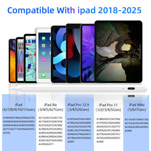 ปากกาสไตลัสปลายละเอียด1.5มม. สำหรับ iPad (2025-2018) ดินสอบลูทูธสำหรับ iPad A16 11TH/10/<span class=keywords><strong>9</strong></span>/8/7/6 <span class=keywords><strong>Gen</strong></span> - Product Image 6