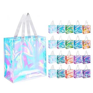 Bolsa de Mano de PVC Transparente, Brillante, Holográfica, Impermeable, Personalizable, de Lujo, Ideal para Regalos de Playa, Venta al Por Mayor de Fábrica - Product Image 1