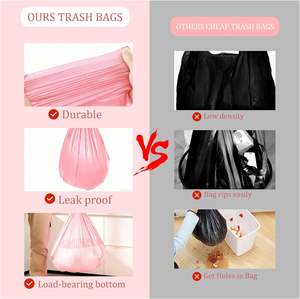 Bolsas de Basura de Colores para Baño, Bolsas de Basura Pequeñas sin Perfume, Bolsas de Basura Resistentes a Prueba de Fugas para Oficina o Dormitorio - Product Image 4