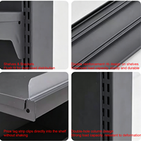Étagères métalliques, fournitures pour magasins de proximité, présentoirs commerciaux, supports pour boutiques et commerces de détail