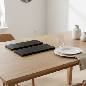 Plateaux en acrylique de luxe noirs avec Radisson blu ou collection pour appareils de chambre d'hôtel - Product Image 2