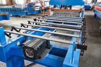 Machine de fabrication de tôles de toiture en métal ondulé avec structure de base renforcée et tuiles émaillées au design personnalisé