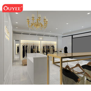 衣料品店の装飾ディスプレイラック家具婦人服店インテリアデザイン - Product Image 5