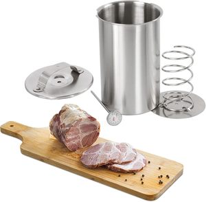 Moule à viande moderne en acier inoxydable pour jambon, avec thermomètre, logo personnalisable, écologique et compatible lave-vaisselle - Product Image 4