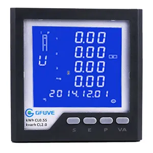 Electricity wireless ethernet three phase energy monitor meter