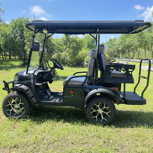 Buggy de <span class=keywords><strong>golf</strong></span> électrique 4 places personnalisé <span class=keywords><strong>chariot</strong></span> avec batterie au lithium légale - Product Image 4