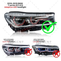 Placa LED DRL de Repuesto OEM, Plug and Play, Sin Codificación, DRL Amarillo para BMW Serie 7 G11 G12 Pre-LCI, Faro LED Adaptativo