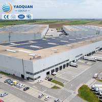 Bâtiment préfabriqué en acier pour usine de fabrication avec plan de sol flexible et conception extensible