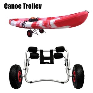 Tàu sân bay kéo xe trolly Con lăn ngồi trên đầu <span class=keywords><strong>Kayak</strong></span> Wagon - Product Image 6