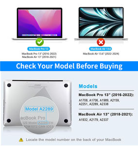 Protector de Pantalla HD Transparente con Anti-Reflejos para Macbook Air 13.3, <span class=keywords><strong>Pro</strong></span> 14, 15.3 Pulgadas, Adhesivo para Portátil - Product Image 4