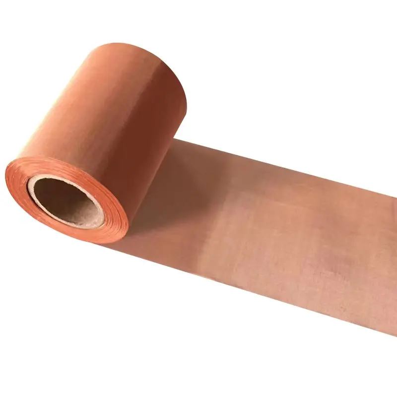 Tecido metálico de cobre/malha de aterramento de cobre/malha de tecido de bronze frisado de cobre fosforo de bronze