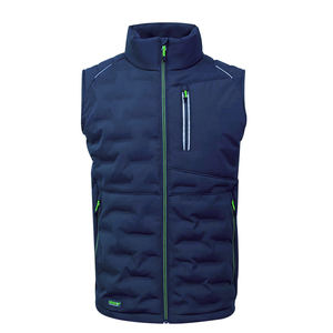 <strong>Men's</strong> <strong>Vest</strong> Hot Sale Black Woven Padded Bodywarmer - Product Image 1
