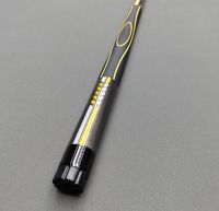 Queue de billard en fibre de carbone, personnalisée en usine, de haute qualité, en fibre de verre, avec poignée en cuir, queue de billard 1/2 en deux parties