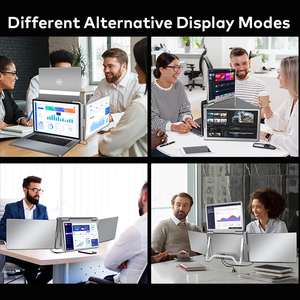 Monitor Portátil S888 de 15.6 Pulgadas con la Mejor Relación Calidad-Precio, Diseño Plegable de Pantalla Triple con Rotación de 360 Grados para Computadoras Portátiles de 12 a 18.5 Pulgadas - Product Image 4