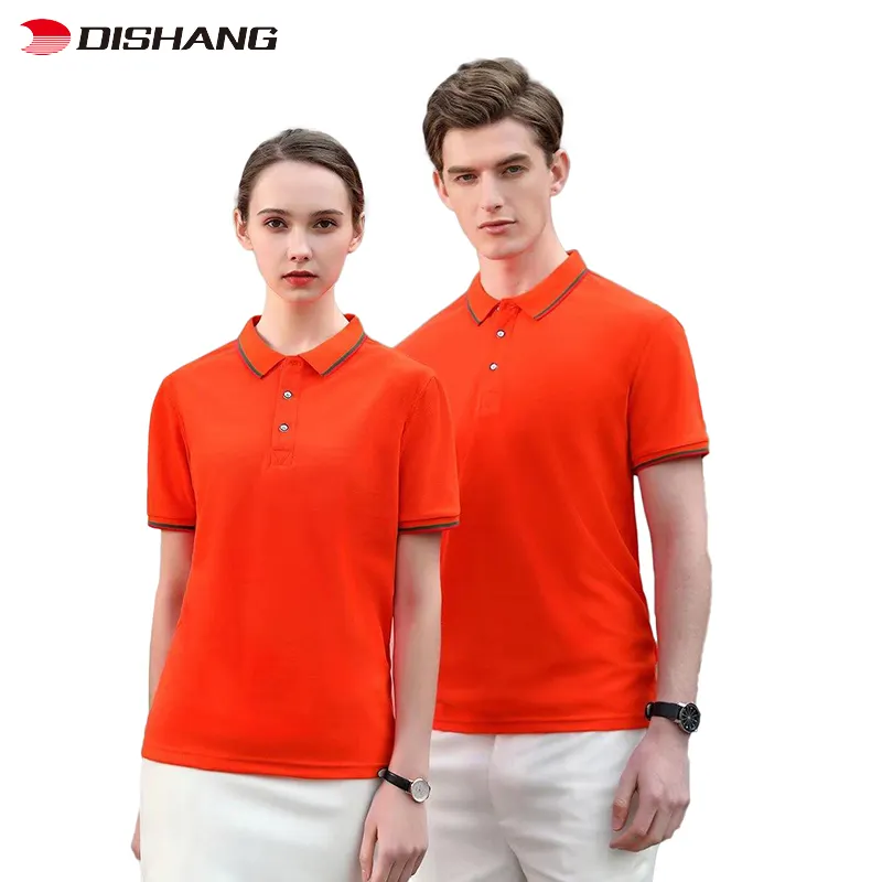 Top grade short sleeved polo shirt shirt popular in Europe and America for men and women