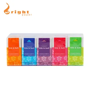 Customize pocket tissue mini facial tissue in advertising paper with wholesale price