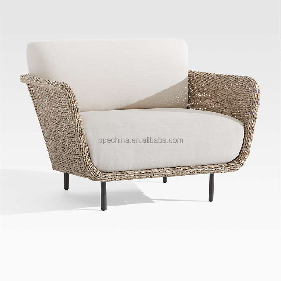 Hot-sale Furniture Aluminum frame Outdoor Patio Set Furniture Patio Garden Chair and Rope Chair Sofa Sets Outdoor Garden chairs