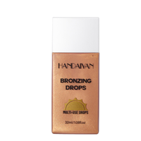 Liquide bronzant pour le corps, liquide waterproof mat nacré scintillant en 4 couleurs, fond de teint liquide en gros