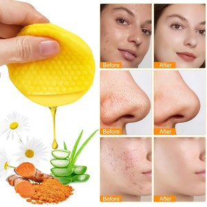 Almohadillas exfoliantes limpiadoras de Ácido Kójico y cúrcuma para manchas oscuras, almohadilla limpiadora facial desechable de algodón, almohadilla limpiadora de cúrcuma - Product Image 3