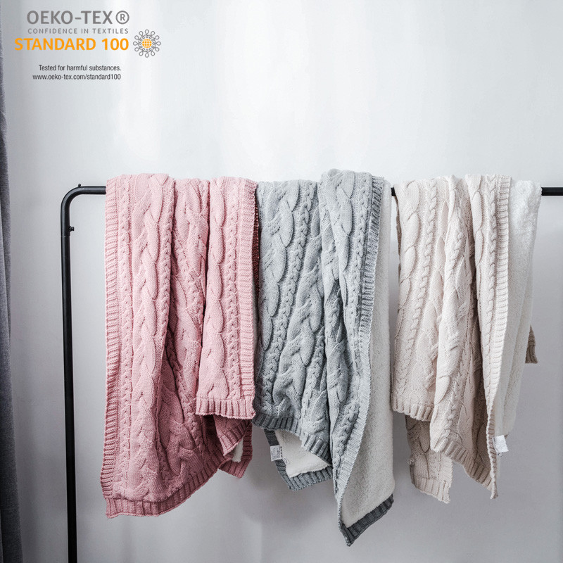 Изготовленный На Заказ тонкий подстежка на искусственном меху с плюшевой подкладкой Вязаные пледы люкс Одеяло Теплая обувь больших размеров для зимы