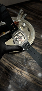 New Materials Integrated Into Traditional Manufacturing Processes Exquisite Appearance Carbon Fiber <b>Mechanical</b> <b>Watch</b> - Product Image 3