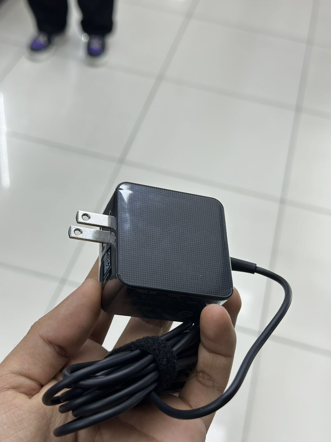 hp 65w flat laptop charger