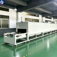 Four tunnel continu industriel à bande transporteuse pour le séchage et le durcissement de divers matériaux, taille personnalisée disponible