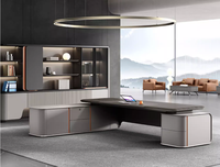 2024 luxe moderne président Table de bureau grand bureau patron travail ordinateur bureau L forme meubles commerciaux