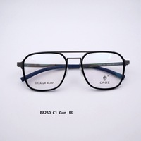 Tôle d'acier Vintage double faisceau grand cadre spectacle hommes Europe et Amérique spot populaire en gros P8250