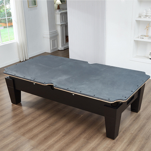 Mesa de billar Bojue de 8/9 pies con precio de fábrica, con superficie de pizarra, cojín de goma, bolsillos de goma, retorno de bolas y tamaños personalizables para billar. - Product Image 3