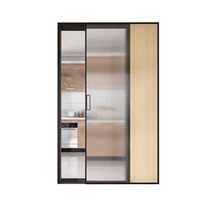 Modern Enerji Tasarruflu Alüminyum Alaşımlı Sürgülü Çift Camlı Temperli Cam Kasırgaya Dayanıklı Ses Yalıtımlı İç Mekan Yaşam Alanı - Product Image 4