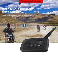 XiNOWy V4C PRO Casque d'arbitre de football Talkie-walkie dent bleue 4 communication simultanée 4 ensembles