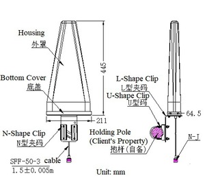 4G LTE ăng ten 12dBi tầm xa ngoài trời <span class=keywords><strong>Wifi</strong></span> GSM 3G 4G 5G đăng nhập định kỳ ăng ten cho điện thoại di động tăng cường tín hiệu - Product Image 2