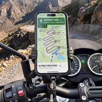 Support de téléphone pour moto anti-vibration rotatif à 360°, style griffe, durable