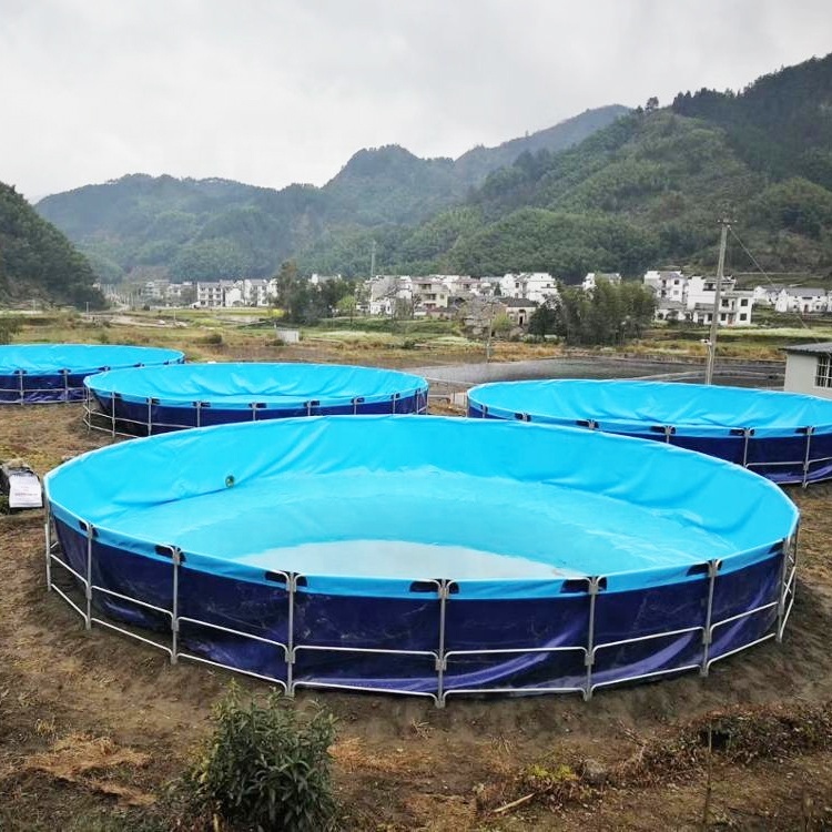 Аквариум aquaponics, пвх брезентовый гибкий круглый пруд для рыбы