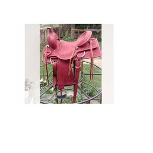 Durable Premium Leather Designer Comfortable <b>Racing</b> Western Horse Saddle With Strong Tree Soft Padded <b>Seat</b> Excellent Balance - Product Image 2