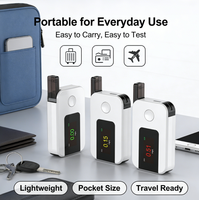 Alat Tes Alkohol Napas Airsense K1 Fuel Cell Presisi Tinggi LCD Pengisian Daya USB CE RoHS Responsif Saku Sesuai Standar Penggunaan di Pinggir Jalan Cepat